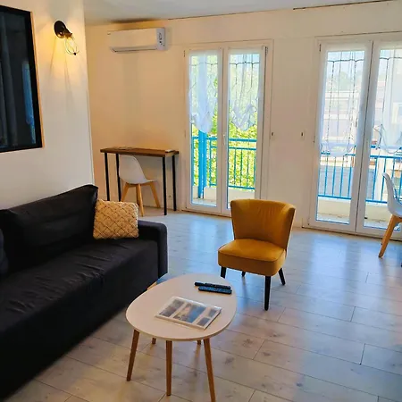 4 Persons - Center - Clim - 2 Mins Of - Juan Les Pins - And Sun Apartmán