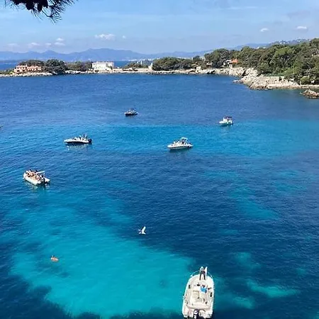 4 Persons - Center - Clim - 2 Mins Of - Juan Les Pins - And Sun Apartmán *