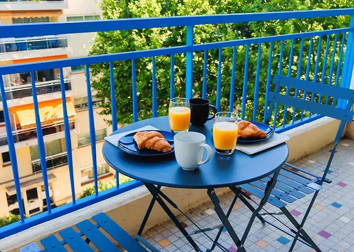 شقة Superbe Appartement Juan Les Pins 2 Min Des Plages