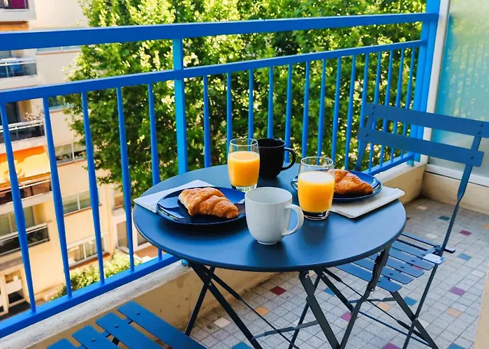 شقة Superbe Appartement Juan Les Pins 2 Min Des Plages *