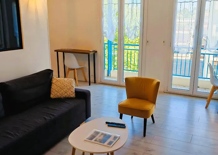 Superbe Appartement Juan Les Pins 2 Min Des Plages شقة