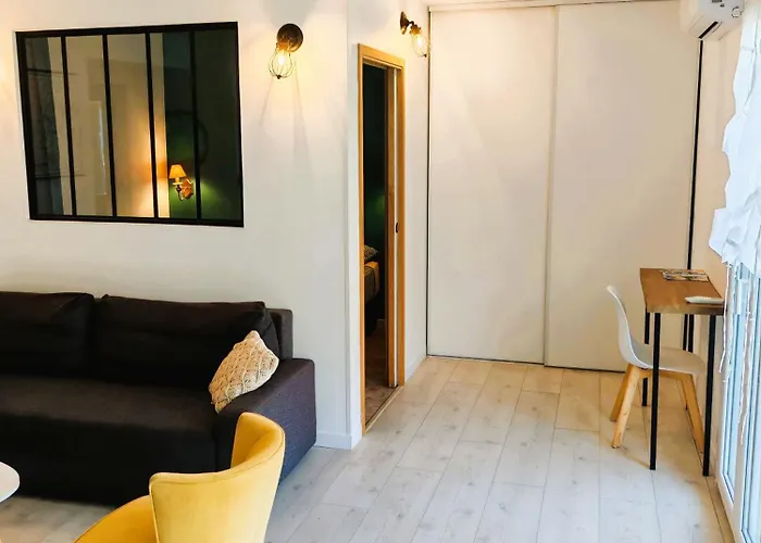 شقة Superbe Appartement Juan Les Pins 2 Min Des Plages *