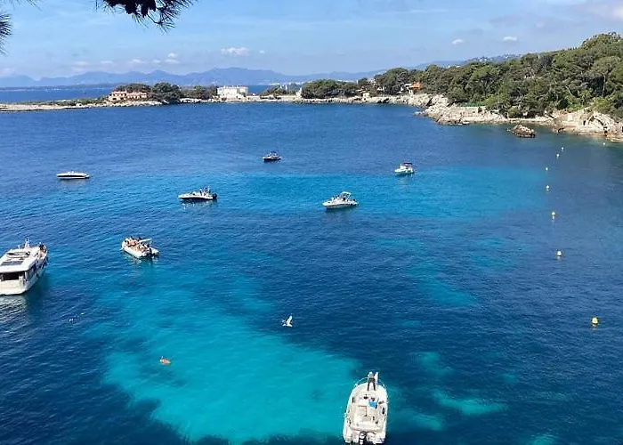 Superbe Appartement Juan Les Pins 2 Min Des Plages شقة *